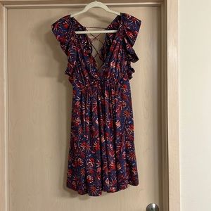 Mango Ruffle Sleeve dress